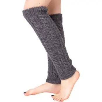 Wool Leg Warmers for Women Thigh High Socks